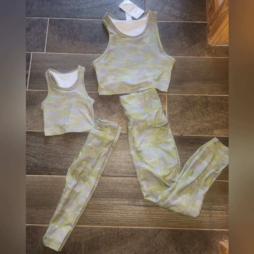 Camo Print Activewear Set